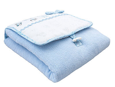 Collezione Baby Bear - Fasciatoio da viaggio con tela aida per il punto croce