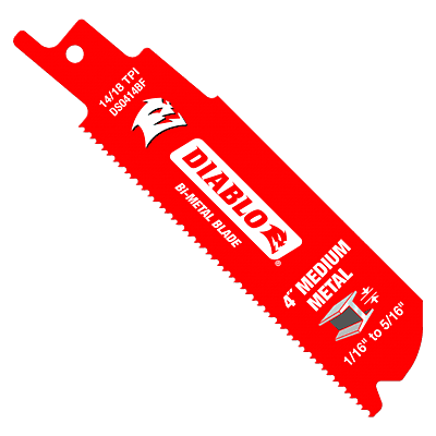 Diablo Bi-Metal Reciprocating Blades Metal Medium