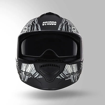 STUDDS DRIFTER D3 MATT BLACK N4 GREY D/V (L)