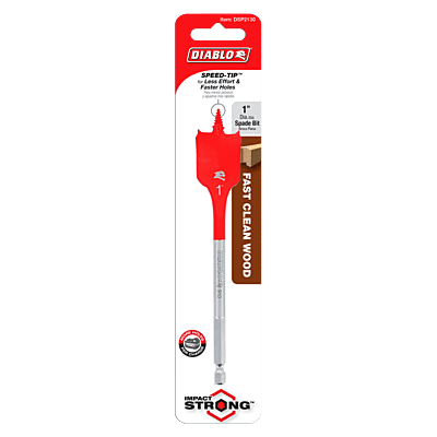 Diablo Wood Boring Spade Bits
