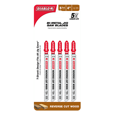 DIABLO -  4" Jig Saw Blades for Cuts in Wood