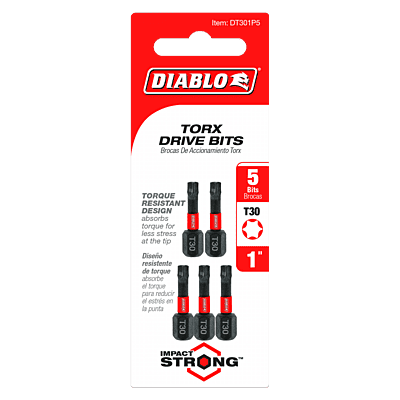 Diablo Screwdriving Torx Drive Bits