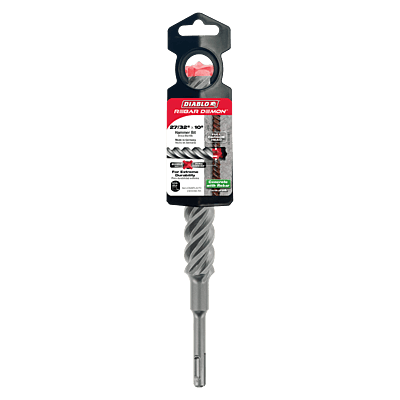 Diablo SDS-Plus 4-Cutter
Full Carbide Head
Hammer Drill Bit Diablo SDS-Plus 4-Cutter
Full Carbide Head
Hammer Drill Bit