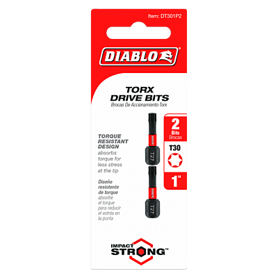 Diablo Screwdriving Torx Drive Bits
