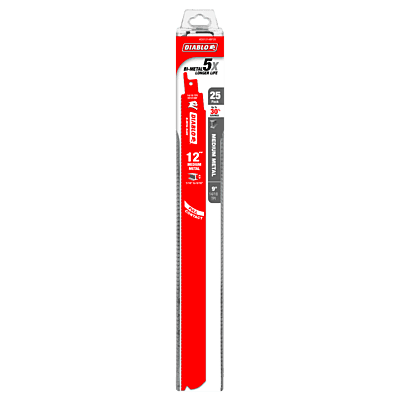 Diablo Bi-Metal Reciprocating Blades Metal Medium