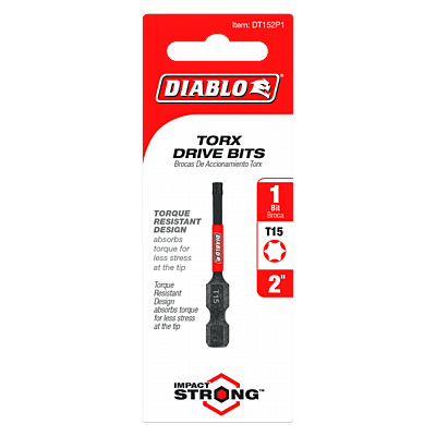 Diablo Screwdriving Torx 
Drive Bits