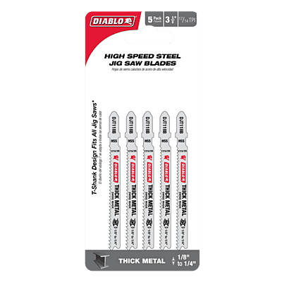 Diablo 3-5/8" High Speed Steel T-Shank Jig Saw Blades