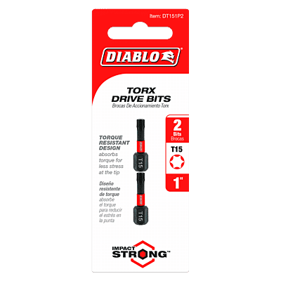 Diablo Screwdriving Torx 
Drive Bits