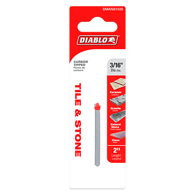 Diablo Tile & Stone Carbide Tipped Drill Bit Diablo Tile & Stone Carbide Tipped Drill Bit