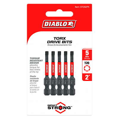 Diablo Screwdriving Torx Drive Bits
