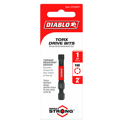 Diablo Screwdriving Torx 
Drive Bits