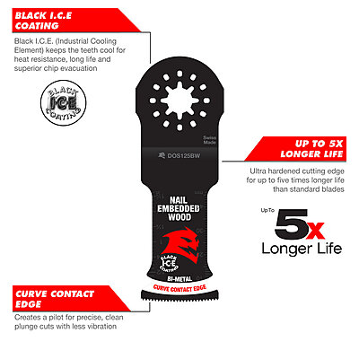 Diablo Bi-Metal Oscillating Blades for Drywall Diablo Bi-Metal Oscillating Blades for Drywall