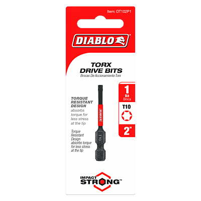 Diablo Screwdriving Torx 
Drive Bits