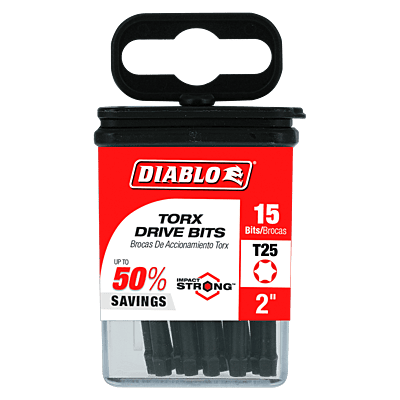 Diablo Screwdriving Torx 
Drive Bits