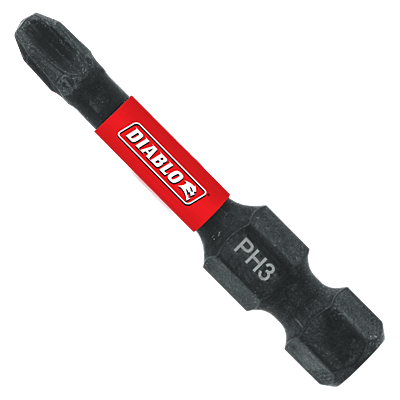 Diablo Screwdriving Phillips 
Drive Bits