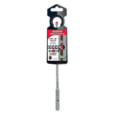 Diablo SDS-Plus 4-Cutter
Full Carbide Head
Hammer Drill Bit Diablo SDS-Plus 4-Cutter
Full Carbide Head
Hammer Drill Bit