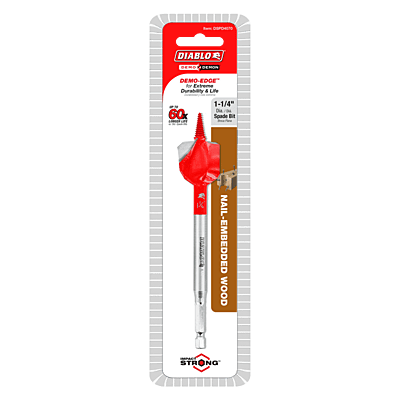 Diablo Spade Bits for Wood Nail Embadded 