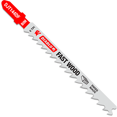 DIABLO -  4" Jig Saw Blades for Cuts in Wood