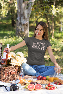 I Believe I Can Fly Butterfly Softstyle T-shirt