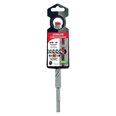 Diablo SDS-Plus 4-Cutter
Full Carbide Head
Hammer Drill Bit Diablo SDS-Plus 4-Cutter
Full Carbide Head
Hammer Drill Bit