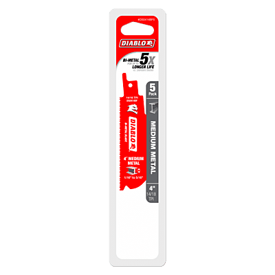Diablo Bi-Metal Reciprocating Blades Metal Medium