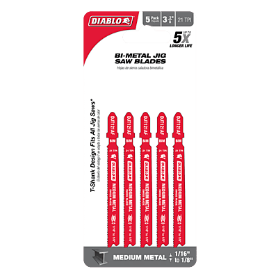 DIABLO -  3-5/8" Jig Saw Blades for Cuts in Bi-Metal