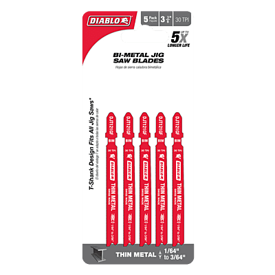 DIABLO -  3-5/8" Jig Saw Blades for Cuts in Bi-Metal