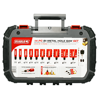 Diablo  Bi-Metal - General Purpose Hole Saw Sets