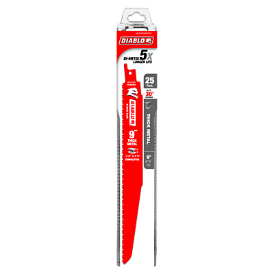 Diablo Bi-Metal Reciprocating Blades Metal Thick