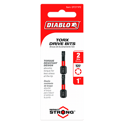 Diablo Screwdriving Torx 
Drive Bits