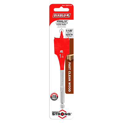 Diablo Wood Boring Spade Bits