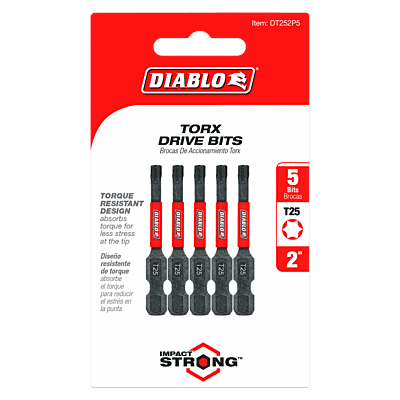 Diablo Screwdriving Torx 
Drive Bits