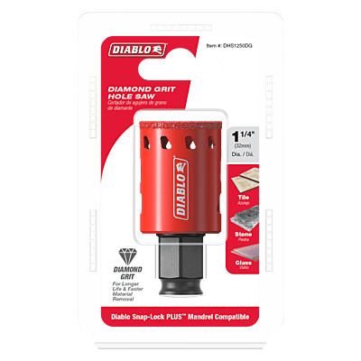Diablo Diamond Grit Hole Saws