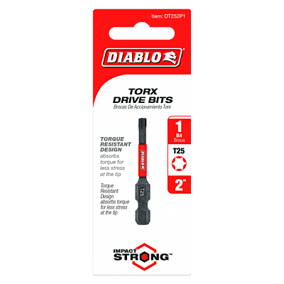 Diablo Screwdriving Torx 
Drive Bits