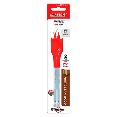 Diablo Wood Boring Spade Bits