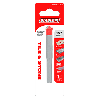 Diablo Tile & Stone Carbide Tipped Drill Bit Diablo Tile & Stone Carbide Tipped Drill Bit