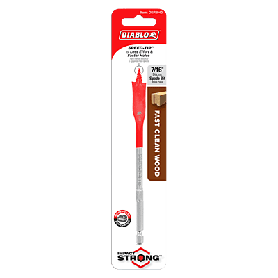 Diablo Wood Boring Spade Bits