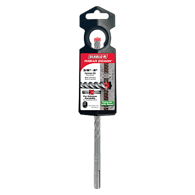 Diablo SDS-Plus 4-Cutter
Full Carbide Head
Hammer Drill Bit Diablo SDS-Plus 4-Cutter
Full Carbide Head
Hammer Drill Bit