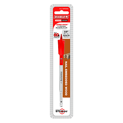 Diablo Spade Bits for Wood Nail Embadded 