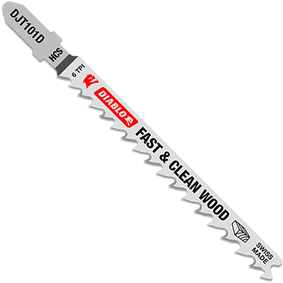 Diablo 4" High Carbon Steel T-Shank Jig Saw Blades