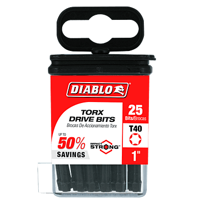 Diablo Screwdriving Torx 
Drive Bits