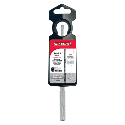 Diablo SDS-Plus Full Carbide Head Concrete Anchor Hammer Drill Bit