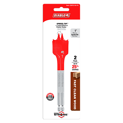 Diablo Wood Boring Spade Bits