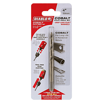 Diablo Carbide Teeth
Hole Cutter Plug Eject
Pilot Bit