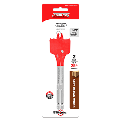 Diablo Wood Boring Spade Bits