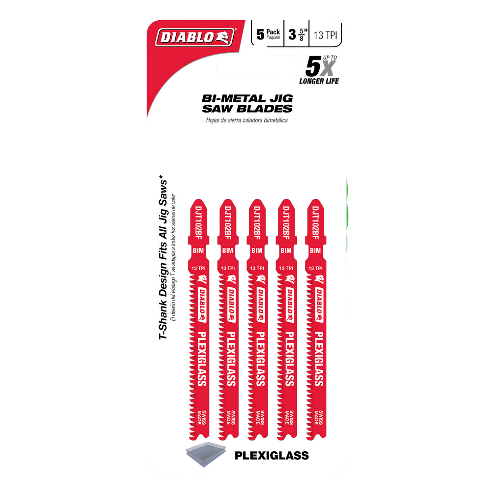 DIABLO -  3-5/8" Jig Saw Blades for Cuts in Bi-Metal
