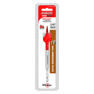 Diablo Spade Bits for Wood Nail Embadded 