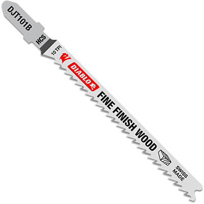 Diablo 4" High Carbon Steel T-Shank Jig Saw Blades
