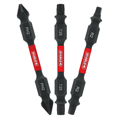 Diablo 2-3/8" Double-Ended Drive Bit Assorted Pack