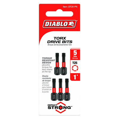 Diablo Screwdriving Torx 
Drive Bits